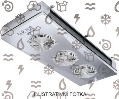 výparník ECO - Luvata DFE35EH3ED, 14.3 / 12.1 kW (dT 8 st. R404)